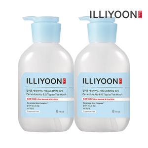 일리윤 세라마이드 아토 6.0 탑투토워시 500ML 2입