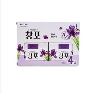 창포비누 상쾌한향 미용비누 목욕비누 100g 4개입