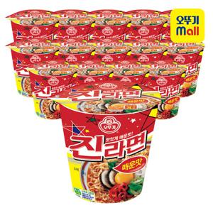 [오뚜기] 진라면 매운맛 컵 65g 15개