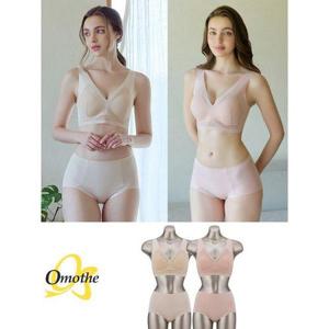 [오모떼]모션업 런닝형 인견 브라 팬티 4종 풀세트