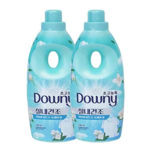 [다우니]다우니 초고농축 섬유유연제 실내건조 프레시 클린 1L x2