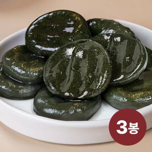 [아리울떡공방] 굳지않는 쑥개떡 3kg (1kgx3봉)