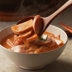 [외갓집]푸짐한 햄사리 송탄 서정리 부대찌개 1kg x 5팩 (라면사리 2개 증정)