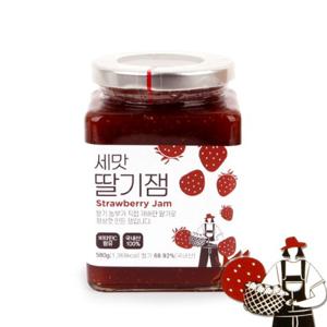 [세맛딸기잼] 딸기 농부가 직접 만든 수제 딸기잼 580g/1병