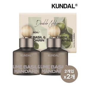 쿤달 퍼퓸 차량용 디퓨저 라임바질앤만다린 75ml x4개