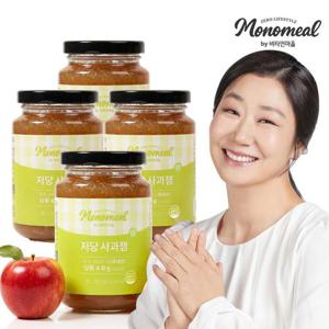 비타민마을 모노밀 저당 사과잼 알룰로스 280g x 4개