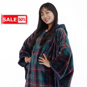 [50%할인가] 메종노아 만능 극세사 밍크 입는 담요1장 +보관용가방1개