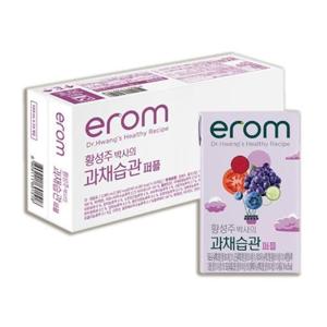 [굿소일] 과채습관 퍼플 적포도 아로니아 영양 140ml 24팩