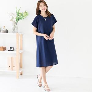 [엘클로] 여성 여름 인견 데일리 반팔 소매원피스