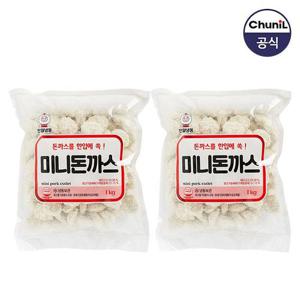 [천일식품]미니돈까스 1kg 2개