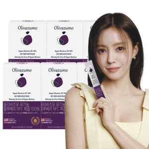 [올리바즈모] 유기농 블루베리 착즙 NFC 100% 20ml 14포 6박스(총 84포)