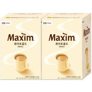 갤러리아_맥심 화이트골드 커피믹스 210Tx2개