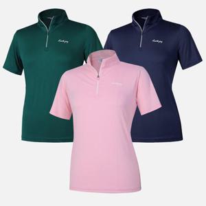 이지바이 여성 조이브리즈 반팔 집업 티셔츠(W7SS15)