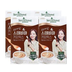 [펄세스]프리미엄 스테비아 커피믹스 30T x 4개