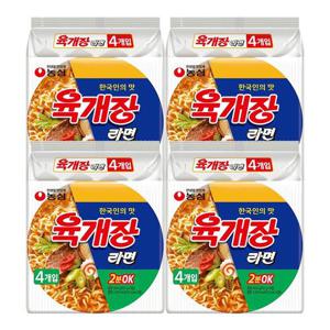 농심 육개장 라면 116g X 16봉
