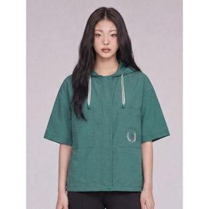 [올리비아하슬러]그린 후드 스트링 점퍼 OHCMJP202