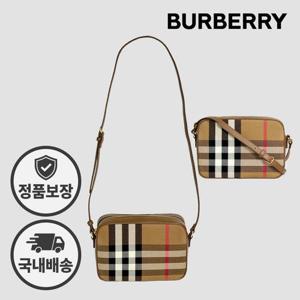 버버리 하우스체크 카메라백 크로스백 80844951 81140681 브라운
