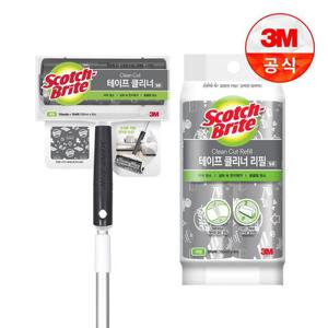 [3M]대형 클린컷 테이프클리너(롱핸들 1개 + 리필 1개)+클린컷 리필 2입