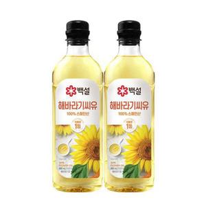 [CJ제일제당]백설 해바라기씨유 900ml x2개
