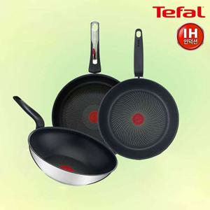 [테팔] IH 프라이즌 팬 28cm+웍 28cm+써모퓨전 프라이팬 30cm