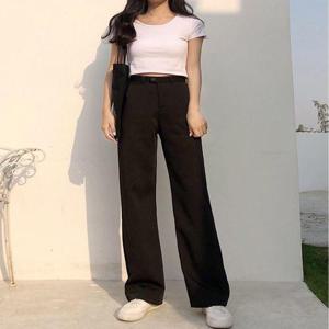 여성팬츠 슬랙스 정장 바지 여름 캐주얼 일자핏 WFKBXIU
