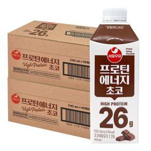 서울우유 프로틴 에너지 초코 240mlx36개