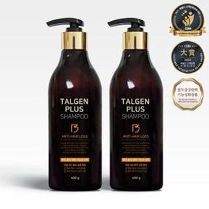 탈젠플러스 탈모샴푸 400ml(2개) 1+1 탈모완화 기능성화장품 특허보유 연구소개발