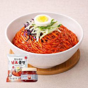 [딜크릿] 참도깨비 남포 쫄면10인분 쫄면2kg 양념장500g 매콤달콤 비빔면 분식