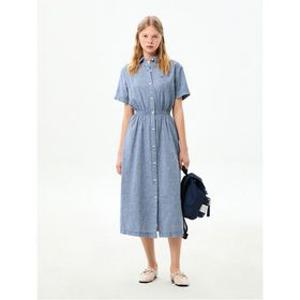 [공식] 린넨 블렌드 맥시 셔츠 원피스 T32G1WOP35TWT2