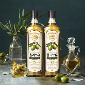 [APP전용] 사조 해표 올리브유 900ml x 2개+(증정)키친타울 1개