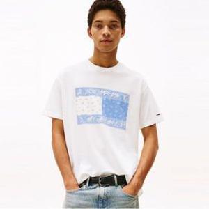 [정상가:69,000] 페이즐리 플래그 티셔츠 T32F1TTO45TMT1YBL