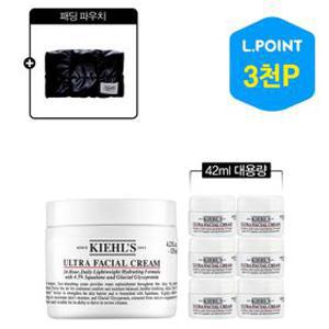 [5적립] 키엘 수분 장벽 크림 125ml세트 (+42ml 대용량, 파우치)(+ L.POINT 3천점)