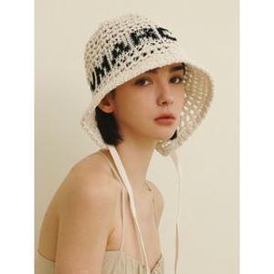 [최종가19,750원]로고 니팅 스트랩 버킷햇_5color