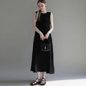 [5차리오더][컬러추가] Back slit pleated midi dress_5 Colors
