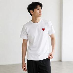 꼼데가르송 라운드 반팔티