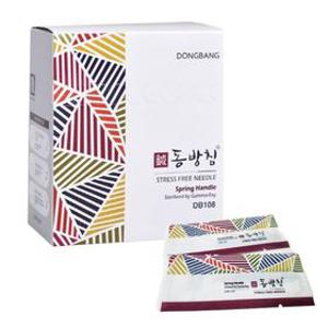 동방침 DB108 스프링 핸들 쌈지 침 1000개입 일회용 멸균침