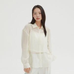 시스루 뷔스티에 셔츠 세트 (SPYWF37W91 RE)_SPYWF49W01