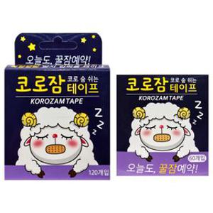 코로잠 테이프 120개입 x3박스 코로숨쉬기 코골이 입벌림 입술패치