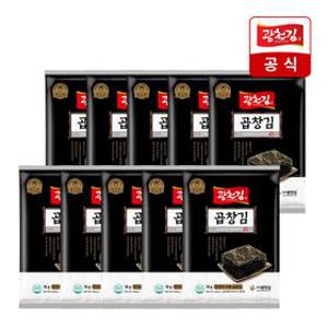 [광천김] 무조미 구운 곱창 전장김 18g 10봉
