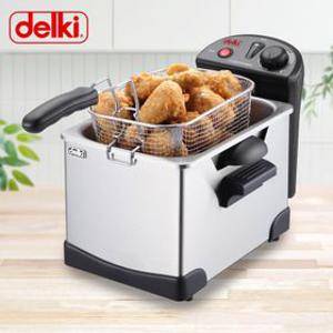 델키 윤식당 전기 튀김기 DK-205 미니 업소용 가정용