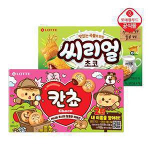 [L.POINT 2,000점]이름 칸쵸 2탄 54g x 6개+씨리얼 초코 42g x 6개