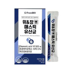 프롬바이오 위&장엔 매스틱 유산균 15포 1개 / 써클