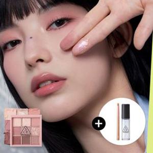 멀티 아이 컬러 팔레트 (증)글로우 아이 포인트 브러쉬+아이스위치 미니(랜덤)