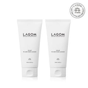 [약산성 폼클렌징]피에이치 큐어 폼 클렌저 120ml x2