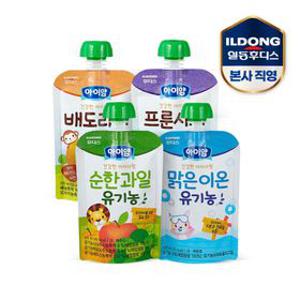 아이얌 아이사랑 주스 4종 모음 (배도라지/프룬사과/맑은이온/순한과일)