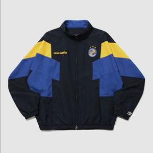 엄브로 HBL OG 컬러블럭 스탠넥 바람막이 자켓 / DARK NAVY UR221CJK56