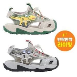 키즈 다이노솔즈 스컬 본 샌들 2종  DNYCG1TSSB11-BS