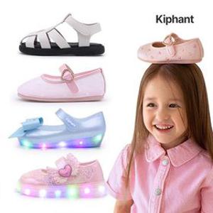 [키펀트] 여아구두 아동구두 LED 슬립온 스니커즈 운동화 젤리슈즈 발레슈즈