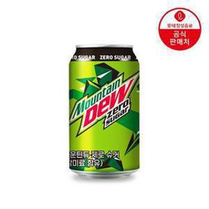 [딜크릿]마운틴듀 제로슈거 355ml*24캔