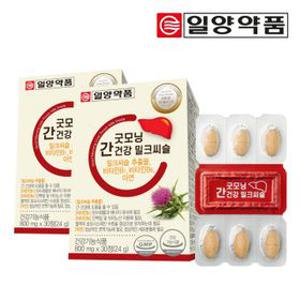 굿모닝 간건강 밀크씨슬 30정 2박스 2개월